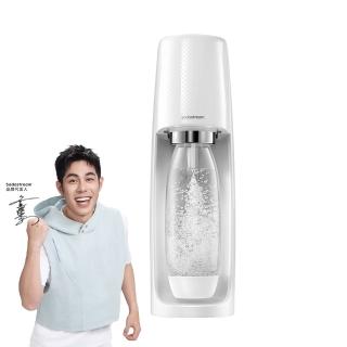 【Sodastream】時尚風自動扣瓶氣泡水機Spirit(白)
