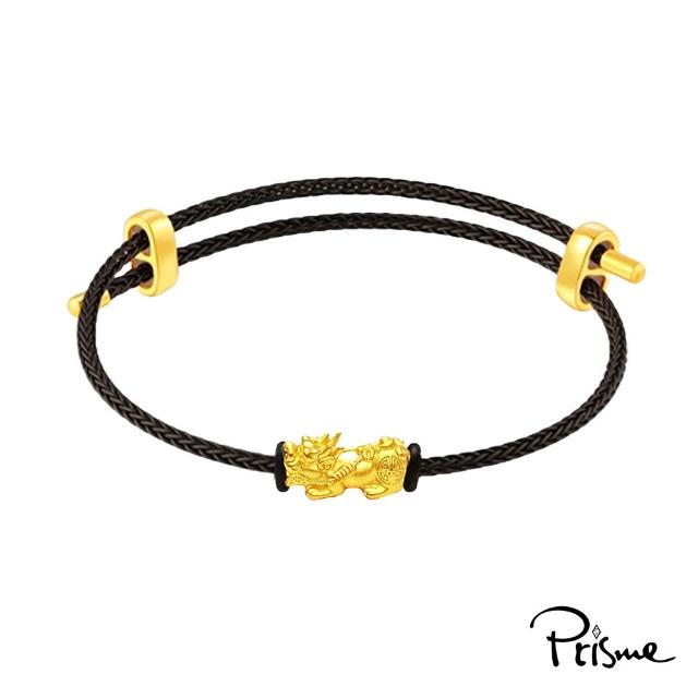 【Prisme】黃金墜手鍊 父親節送禮 純金999串飾手環 多款 (約重0.08錢±0.03) 贈禮盒