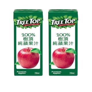 【Tree Top 樹頂】100%純蘋果汁 200ml x2箱(共48入)
