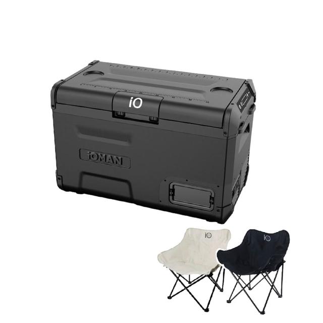 【iO】iOMAN動力版行動冰箱25L iO-iM250L-B 車用冰箱 高效保冷 太陽能充電 悠遊戶外