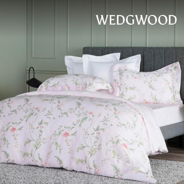 【WEDGWOOD】印花薄被套床包枕套四件組 單人雙人均一價(天絲/純棉任選｜60支300織)