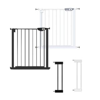 【KIDS PARK】安全防護門欄-高76公分/適用寬85-94cm(雙向開門+自動回彈/兒童及寵物門欄/樓梯圍欄)