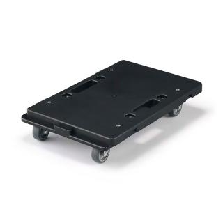 【MUJI 無印良品】縱橫皆可連接聚丙烯平台車/黑 約寬27.5x深41x高7.5 cm