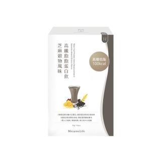 【MezameLife 使之覺醒】高纖飽飽蛋白飲-芝麻穀物風味(10包/盒)