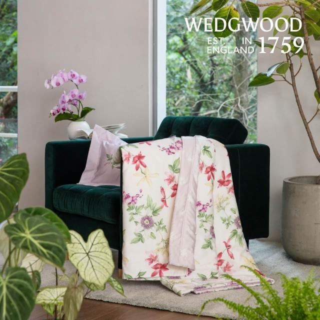 【WEDGWOOD】買一送一｜經典印花蠶絲 單人涼被150x195cm (百貨款｜天絲/長纖棉任選合購組)