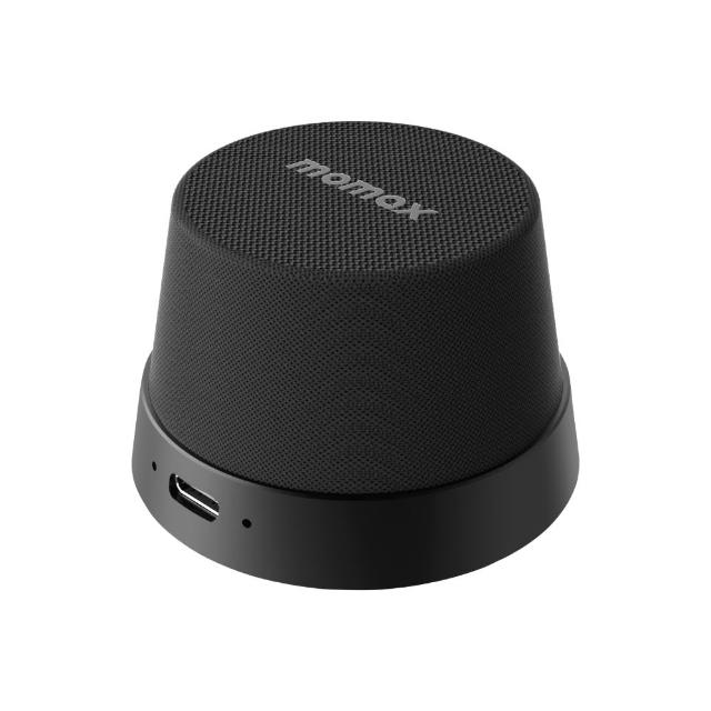【Momax】1-Vibe Go 迷你磁吸支架無線音箱(可攜式喇叭/無線藍牙音箱/藍牙喇叭)