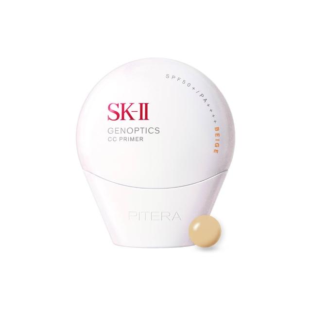 【SK-II】官方直營 光蘊輕透CC霜30g(自然膚或玫瑰粉或校色綠/防曬小白球/SPF50+/新色上市)