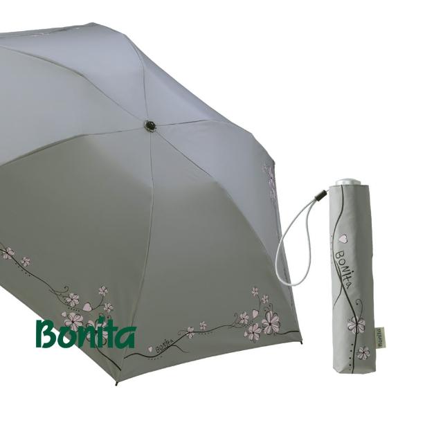 【Bonita 葆倪】花邊極輕量日式反向手開傘/968-5560(167g/21吋/反向不濕傘)