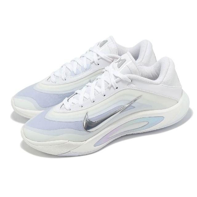 【NIKE 耐吉】籃球鞋 A One EP 女鞋 男鞋 白 銀 首發配色 A’One 實戰(FZ8606-100)