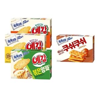 【好麗友】預感洋芋片+千層酥打餅乾大包裝4件組(預感任選3盒+千層酥打1盒)