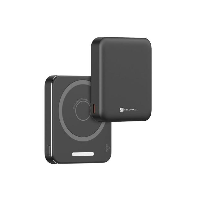【NICONICO】小魔方三合一磁吸行動電源5000mAh(POT-569)