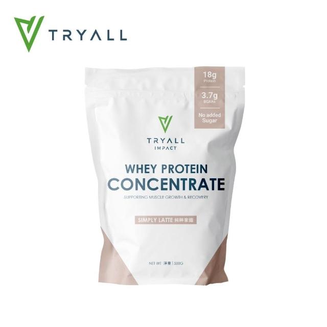 【TRYALL】濃縮乳清蛋白 500g袋 口味任選