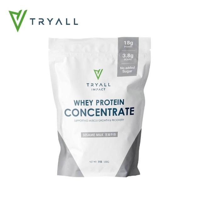 【TRYALL】濃縮乳清蛋白 500g袋 口味任選