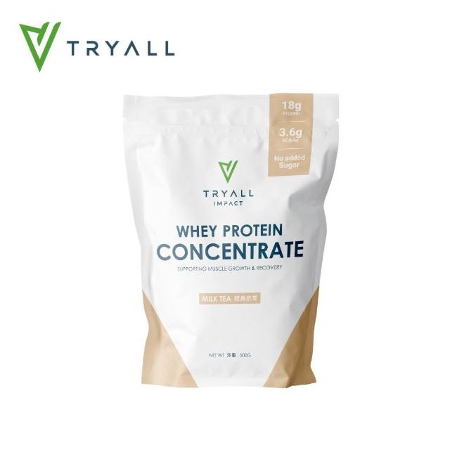 【TRYALL】濃縮乳清蛋白 500g袋*2入(口味任選)