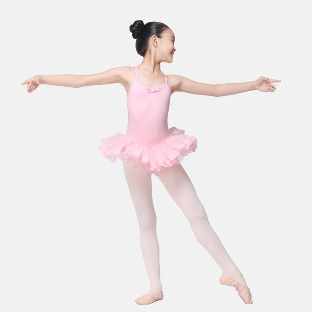 【Bourdance 寶琦華】兒童芭蕾舞衣TUTU澎澎童紗裙(棉質細肩後背交叉吊帶背心/舞蹈運動/MIT台灣製)