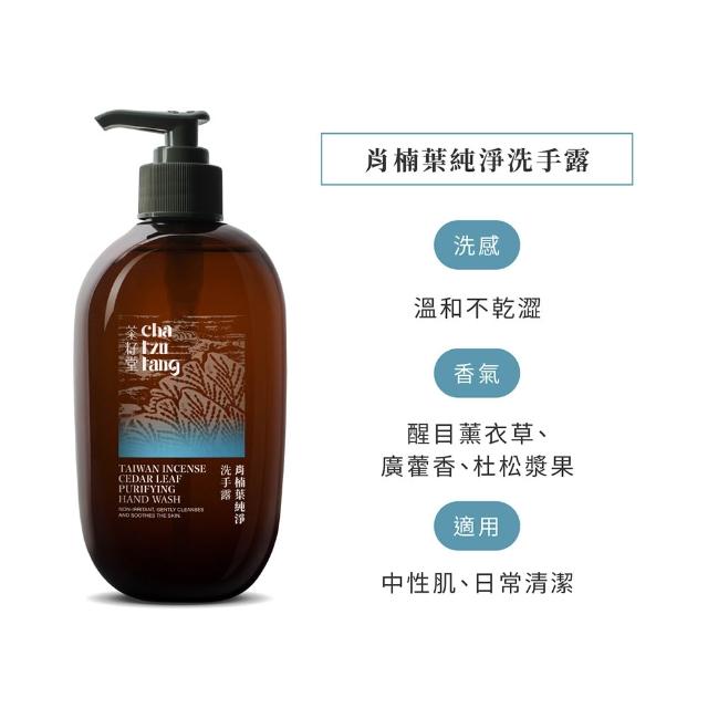 【茶籽堂】肖楠葉純淨洗手露500mLx2入(中性肌/清爽舒適/溫和保濕)