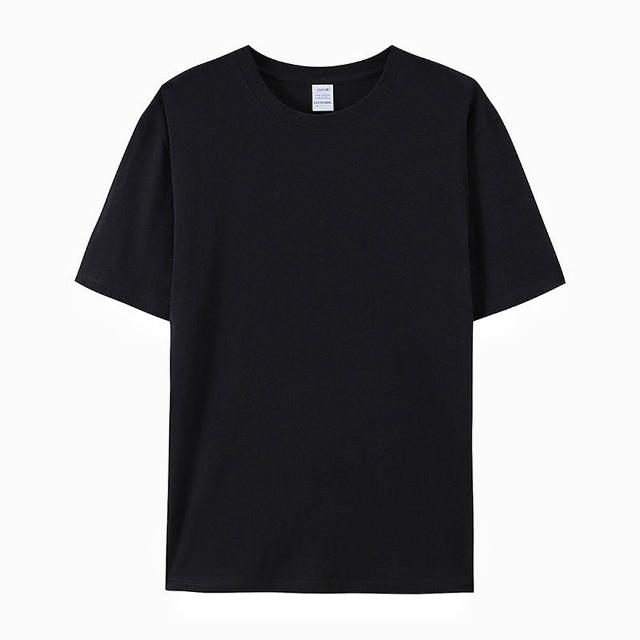 【LEESA】素色衣服\純棉短袖\貼身短T\素T\圓領上衣\百搭素T\透氣衣服\居家服\排汗\厚磅\修 