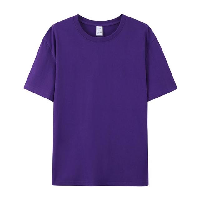 【LEESA】素色衣服\純棉短袖\貼身短T\素T\圓領上衣\百搭素T\透氣衣服\居家服\排汗\厚磅\修 