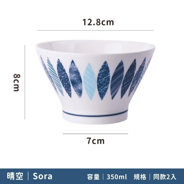 CHA-CHA-LIFE 恰恰生活】日式陶瓷斗笠碗2入(餐具/餐碗) - momo購物網