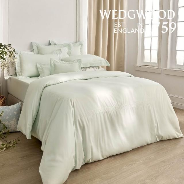【WEDGWOOD】純棉刺繡兩用被床包枕套四件組 特大任選