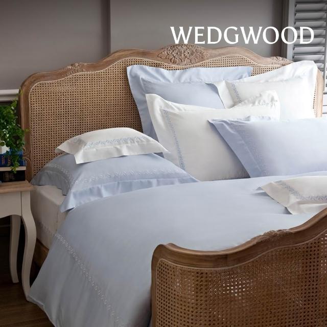 【WEDGWOOD】純棉刺繡兩用被床包枕套四件組 特大任選