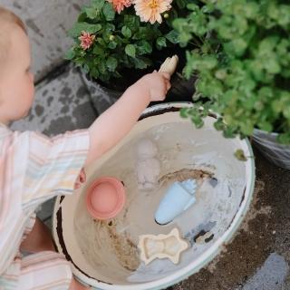 【Mushie】洗澡玩具四件組(幼兒玩具 洗澡玩具 兒童戲水 浴室玩具 食品級矽膠 玩具 認知發展 感覺統合)