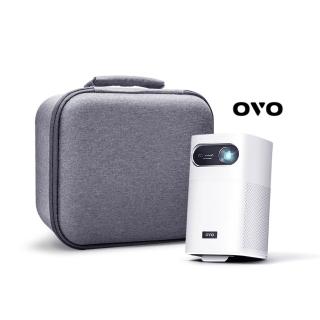 【OVO】行動百吋劇院 GoogleTV雙系統智慧投影機(U9 1200流明/支援快充/續航3hr)