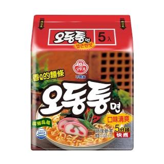 【不倒翁】海鮮風味烏龍拉麵(120g*5入)x2袋組