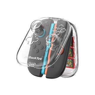 【Rocktek 雷爵】NS2 Switch 2 Joy-Con 2 手把+遊戲片透明收納盒(副廠週邊)
