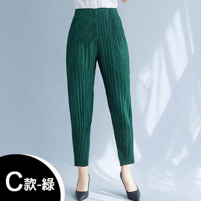 【K.W.】MOMO限定秋新品義式貴族Chill搭配三宅風皺褶摺衣中大尺碼外套/寛褲/裙(褶皺外套  風衣外套 寛褲 )