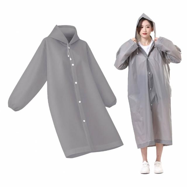 【SYU】雨季救星 加厚EVA 輕便雨衣 贈長筒雨鞋套(輕便雨衣 男女通用 連身雨衣 機車雨衣 非一次性雨衣)