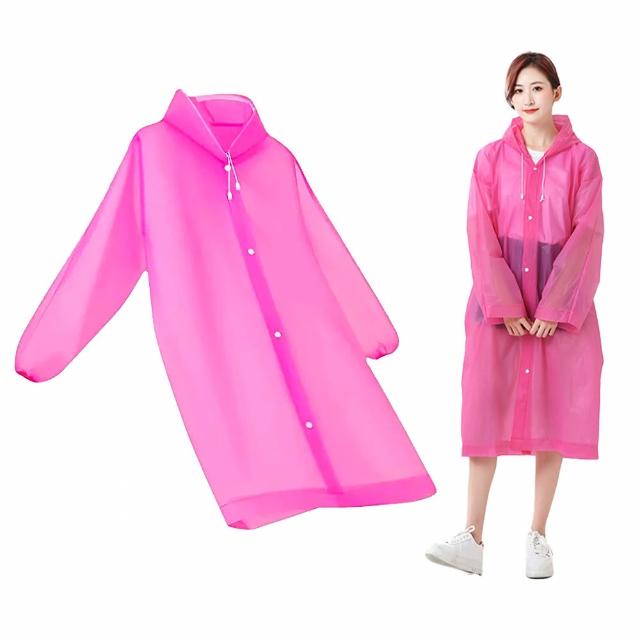 【SYU】雨季救星 加厚EVA 輕便雨衣 贈長筒雨鞋套(輕便雨衣 男女通用 連身雨衣 機車雨衣 非一次性雨衣)