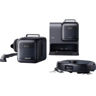 【eufy】E28 自清潔掃拖一體全能機器人-搭載織物清潔機(活水洗地/零纏繞伸縮滾刷/20000PA吸力)