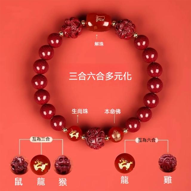 【LEESA】生肖手鍊\本命年\硃砂手串\紫金砂手鍊\三合六合\招財手鍊\開運手鍊\保平安\避邪 