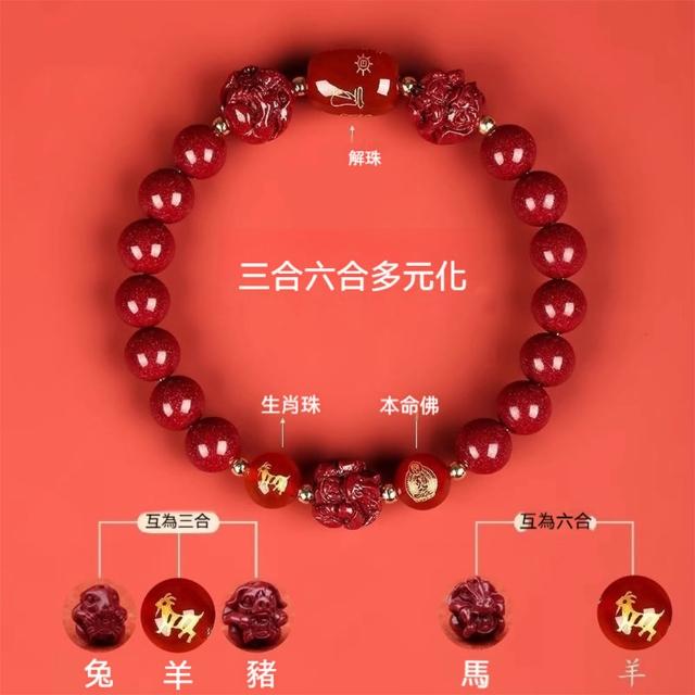 【LEESA】生肖手鍊\本命年\硃砂手串\紫金砂手鍊\三合六合\招財手鍊\開運手鍊\保平安\避邪 