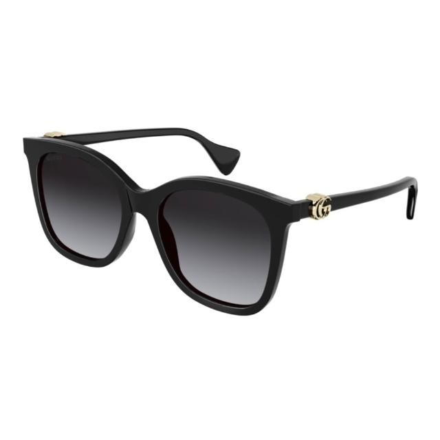 【GUCCI 古馳】雙G LOGO 經典膠框太陽眼鏡組合(禮物／送禮首選 GG1071S、GG1072SA、GG1073SK)