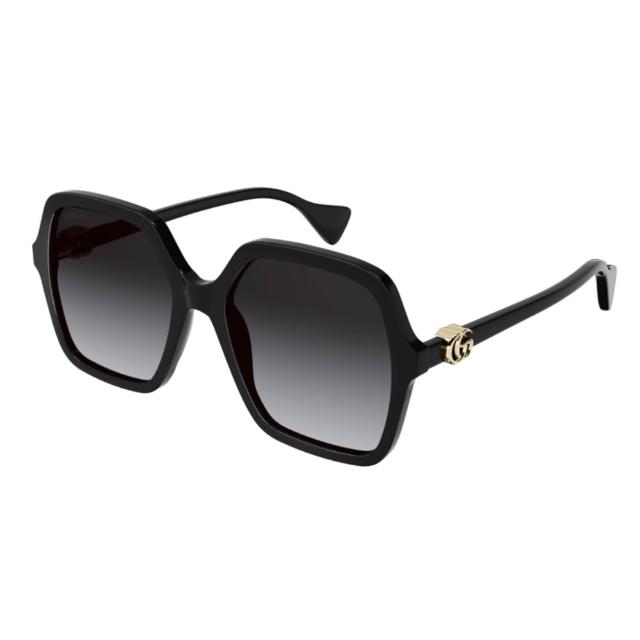 【GUCCI 古馳】雙G LOGO 經典膠框太陽眼鏡組合(禮物／送禮首選 GG1071S、GG1072SA、GG1073SK)