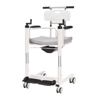 【EARISE 雅蘭仕】多功能移位機 家用轉移器 臥床可升降移位車(移位+洗澡+升降+坐便/高度自由調節)