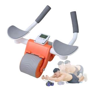 【MRF 健身大師】平板型多功能支撐自回彈健腹輪(三合一健腹輪/健腹輪)