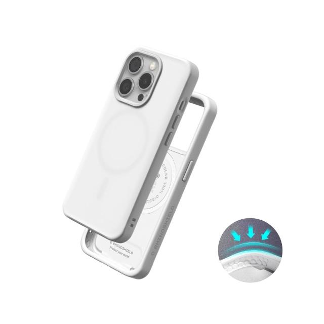 【RHINOSHIELD 犀牛盾】iPhone 15/15 Plus/15 Pro/Pro Max SolidX MagSafe兼容 強化吸震緩衝防摔磁吸手機殼