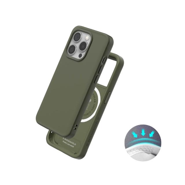 【RHINOSHIELD 犀牛盾】iPhone 15/15 Plus/15 Pro/Pro Max SolidX MagSafe兼容 強化吸震緩衝防摔磁吸手機殼