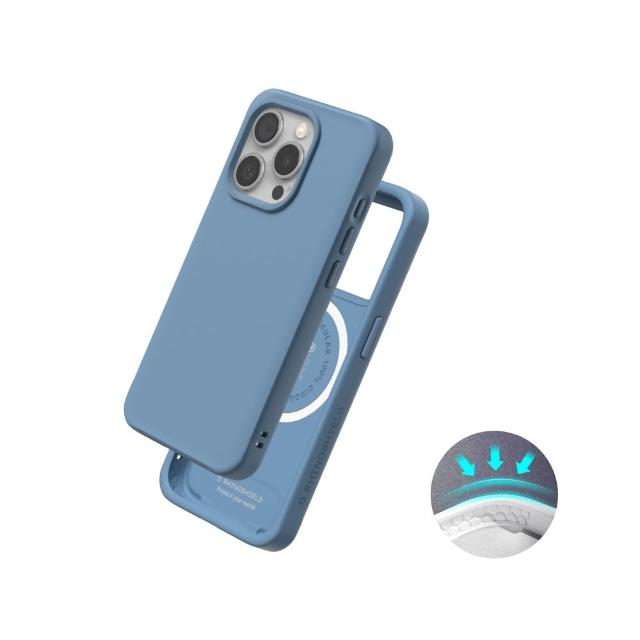 【RHINOSHIELD 犀牛盾】iPhone 15/15 Plus/15 Pro/Pro Max SolidX MagSafe兼容 強化吸震緩衝防摔磁吸手機殼