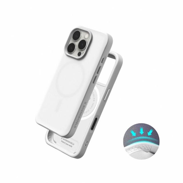【RHINOSHIELD 犀牛盾】iPhone 16/16 Plus/16 Pro/Pro Max SolidX MagSafe兼容 強化吸震緩衝防摔磁吸手機殼