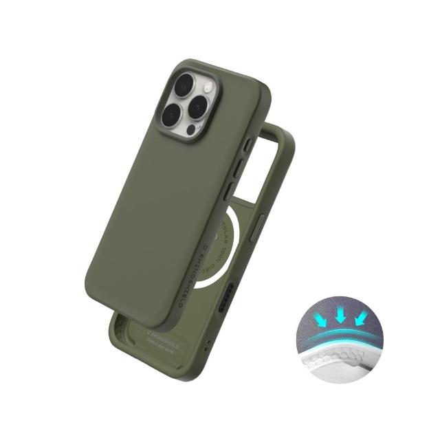 【RHINOSHIELD 犀牛盾】iPhone 16/16 Plus/16 Pro/Pro Max SolidX MagSafe兼容 強化吸震緩衝防摔磁吸手機殼