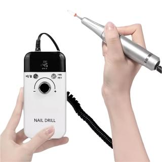 【SAMPA】高轉速電動美甲打磨機 充電式便攜磨甲器 美甲工具 卸甲機 美甲用品 美甲機器 美甲儀器6V(6支磨頭)