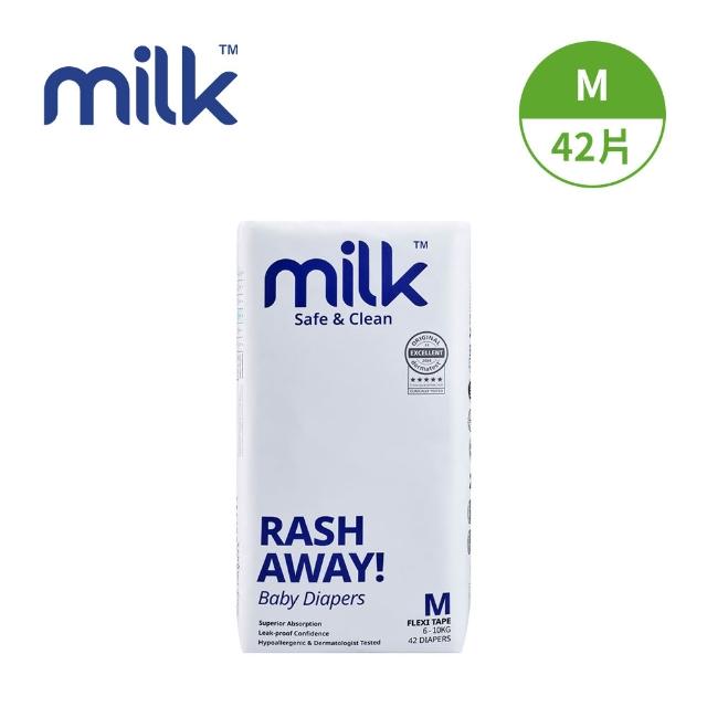 【milk】鎖水芯牛奶尿布 黏貼型 S-XL-多款任選
