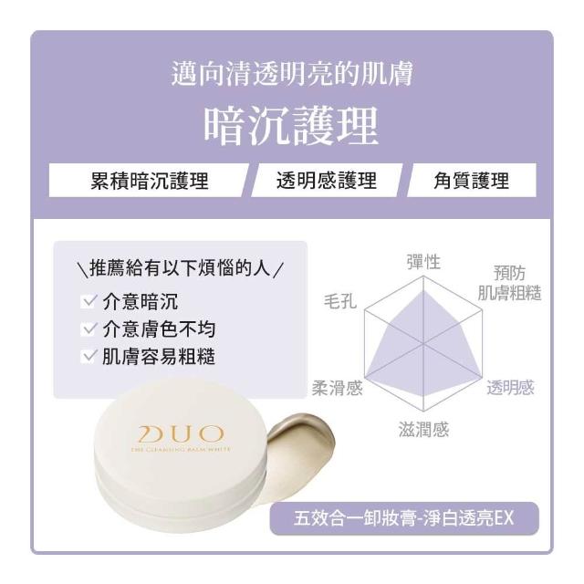 【DUO 麗優】全新升級-五效合一卸妝膏EX_18g任選三入(日本卸妝膏排行第一/洗後滋潤保濕)