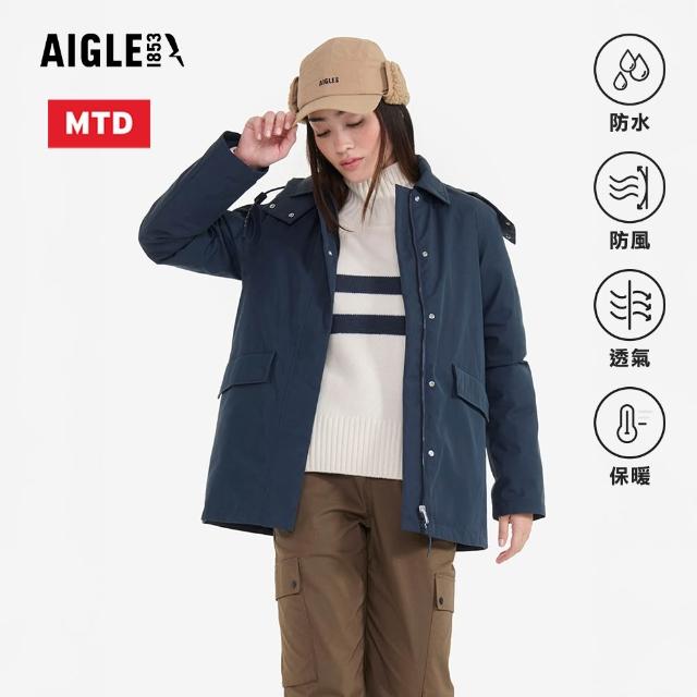 【AIGLE】女 MTD 防水保暖外套｜AG-FAZ40(防水外套 防風 女外套)