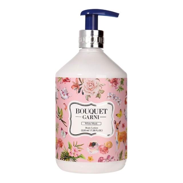 【BOUQUET GARNI】璞珈妮-香水潤膚乳液 520ml(白麝香、玫瑰花園、寶寶香)