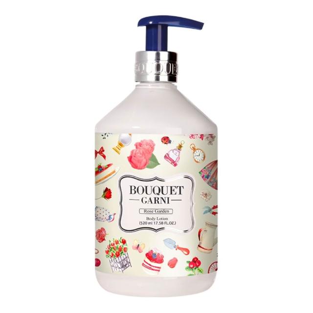 【BOUQUET GARNI】璞珈妮-香水潤膚乳液 520ml(白麝香、玫瑰花園、寶寶香)